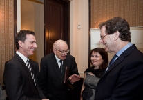 Władysław Bartoszewski, David Harris, Lee Feinstein